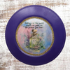 PLATE CHARGER PURPLE PLASTIC ROUND Decoupaged Hand Painted Upcycled Repurposed Wall Art NOTHING SMELLS BETTER THAN THE PERSON YOU LOVE Home Decor Wall Art Gift - JAMsCraftCloset