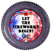 ROUND Digital Graphic Design LET THE FIREWORKS BEGIN Sublimation PNG SVG Country Farmhouse Home Decor Sign PATRIOTIC Fourth of July Wall Art Decor Wreath Design Gift Crafters Delight - JAMsCraftCloset