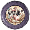 ROUND Digital Graphic Design FARM LIFE - COW PIGS BIRD Floral Wedding Gift First Home Sublimation Decoupage PNG SVG Country Farmhouse Home Kitchen Decor Wall Art Shelf Sitter Gift Crafters Delight - JAMsCraftCloset
