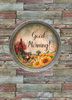 Galvanized Metal Round TRAY Farmhouse Country Coffee Bar Wall Art GOOD MORNING Handmade Gift Idea  - JAMsCraftCloset