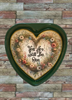 Valentine Heart-Shaped Green Tin Wall Art Handmade Hand Painted Love Saying - YOU ARE STILL THE ONE Holiday Decoration LOVE Gift Idea Crafters Delight - JAMsCraftCloset