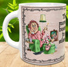 MUG Coffee Full Wrap Sublimation Funny Digital Graphic Design Download YOU SAY ANTISOCIAL - I SAY AT PEACE SVG-PNG Crafters Delight {{ JAMsCraftCloset }}