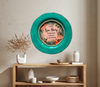 PLATE CHARGER TEAL AQUA PLASTIC ROUND DECOUPAGED Upcycled Repurposed Wall Art EVERY LOVE STORY IS BEAUTIFUL Home Decor Wall Art Gift WEDDING - JAMsCraftCloset
