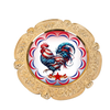 ROUND Digital Graphic Design RED WHITE AND BLUE HEN Sublimation PNG SVG Lake House Sign Farmhouse Country Home Cabin KITCHEN Wall Art Decor Wreath Design Gift Crafters Delight HAPPY CRAFTING {{ JAMsCraftCloset }}