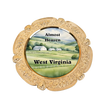 ROUND Digital Graphic Design ALMOST HEAVEN WEST VIRGINIA Sublimation PNG SVG Lake House Sign Farmhouse Country Home Cabin KITCHEN Wall Art Decor Wreath Design Gift Crafters Delight HAPPY CRAFTING {{ JAMsCraftCloset }}