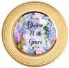 ROUND Digital Graphic Design BLOOM WITH GRACE Sublimation PNG SVG Country Farmhouse Home Decor Sign Wall Art Decor Wreath Design Gift Crafters Delight - JAMsCraftCloset