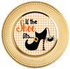 ROUND DIGITAL Graphic Design IF THE SHOE FITS Halloween Sublimation PNG SVG Country Farmhouse Home Decor Sign Shelf Sitter Wall Art Decor Wreath Design Gift Crafters Delight - JAMsCraftCloset