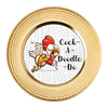 ROUND Digital Graphic Design COCK-A-DOODLE-DO 2 Sublimation PNG SVG Lake House Sign Farmhouse Country Home Cabin KITCHEN Wall Art Decor Wreath Design Charger Plates Gift Idea Crafters Delight HAPPY CRAFTING {{ JAMsCraftCloset }}