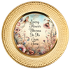 ROUND Digital Graphic Design EVERY FLOWER BLOOMS AT ITS OWN TIME Floral Wedding Gift First Home Sublimation Decoupage PNG SVG Country Farmhouse Home Decor Wall Art Shelf Sitter Gift Crafters Delight - JAMsCraftCloset