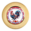 ROUND Digital Graphic Design RED WHITE AND BLUE HEN Sublimation PNG SVG Lake House Sign Farmhouse Country Home Cabin KITCHEN Wall Art Decor Wreath Design Gift Crafters Delight HAPPY CRAFTING {{ JAMsCraftCloset }}