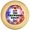 ROUND Digital Graphic Design LET THE FIREWORKS BEGIN Sublimation PNG SVG Country Farmhouse Home Decor Sign PATRIOTIC Fourth of July Wall Art Decor Wreath Design Gift Crafters Delight - JAMsCraftCloset