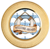 ROUND Digital Graphic Design NAUTICAL WELCOME ABOARD Sublimation PNG SVG BOAT DECOR Home Decor Wall Art Decor Gift Crafters Delight - JAMsCraftCloset