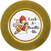 ROUND Digital Graphic Design COCK-A-DOODLE-DO 2 Sublimation PNG SVG Lake House Sign Farmhouse Country Home Cabin KITCHEN Wall Art Decor Wreath Design Charger Plates Gift Idea Crafters Delight HAPPY CRAFTING {{ JAMsCraftCloset }}