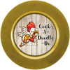 ROUND Digital Graphic Design COCK-A-DOODLE-DO 3 Sublimation PNG SVG Lake House Sign Farmhouse Country Home Cabin KITCHEN Wall Art Decor Wreath Design Charger Plates Gift Idea Crafters Delight HAPPY CRAFTING {{ JAMsCraftCloset }}