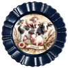 ROUND Digital Graphic Design FARM LIFE - COW PIGS BIRD Floral Wedding Gift First Home Sublimation Decoupage PNG SVG Country Farmhouse Home Kitchen Decor Wall Art Shelf Sitter Gift Crafters Delight - JAMsCraftCloset