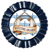 ROUND Digital Graphic Design NAUTICAL WELCOME ABOARD Sublimation PNG SVG BOAT DECOR Home Decor Wall Art Decor Gift Crafters Delight - JAMsCraftCloset