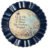 ROUND Digital Graphic Design LIFE IS LIKE A FLOWER Floral Wedding Gift First Home Sublimation Decoupage PNG SVG Country Farmhouse Home Decor Wall Art Shelf Sitter Gift Crafters Delight - JAMsCraftCloset
