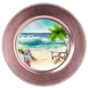 ROUND Digital Graphic Design BEACH SCENE 2 Sublimation PNG SVG Beach House Sign KITCHEN Wall Art Decor Wreath Design Gift Crafters Delight HAPPY CRAFTING {{ JAMsCraftCloset }}