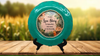 PLATE CHARGER TEAL AQUA PLASTIC ROUND DECOUPAGED Upcycled Repurposed Wall Art EVERY LOVE STORY IS BEAUTIFUL Home Decor Wall Art Gift WEDDING - JAMsCraftCloset