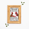 Garden Flag Digital Design Sublimation Chickens Graphic SVG-PNG-JPEG Download WELCOME TO OUR COOP Crafters Delight {{ JAMsCraftCloset }}