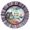 ROUND Digital Graphic Design LIFE IS A BEAUTIFUL STRUGGLE Beach Theme Sublimation PNG SVG Country Farmhouse Home Decor Sign Wall Art Decor Wreath Design Gift Crafters Delight - JAMsCraftCloset