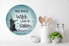 ROUND Digital Graphic Design NOT EVERY WITCH LIVES IN SALEM Sublimation PNG SVG Lake House Sign Farmhouse Country Home Cabin Wall Art Decor HALLOWEEN Decor Wreath Design Gift Crafters Delight HAPPY CRAFTING - JAMsCraftCloset