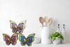3-D BUTTERFLY Chunky Wooden Hand Painted Handmade Decoration Home Decor Kitchen Decor Gift Idea Unique One of a Kind {{ JAMsCraftCloset }}
