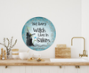 ROUND Digital Graphic Design NOT EVERY WITCH LIVES IN SALEM Sublimation PNG SVG Lake House Sign Farmhouse Country Home Cabin Wall Art Decor HALLOWEEN Decor Wreath Design Gift Crafters Delight HAPPY CRAFTING {{ JAMsCraftCloset }}