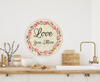 ROUND Digital Graphic Design LOVE YOU MORE Sublimation PNG SVG Lake House Sign Farmhouse Country Home Cabin Wall Art Decor Wreath Design Gift Crafters Delight HAPPY CRAFTING {{ JAMsCraftCloset }}