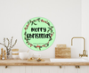 ROUND Digital Graphic Design MERRY CHRISTMAS Holiday Sublimation PNG SVG Lake House Sign Farmhouse Country Home Cabin Workshop Man Cave Wall Art Wreath Design Gift Crafters Delight HAPPY CRAFTING {{ JAMsCraftCloset }}