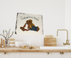 Antique Roof Slate Hand Painted WELCOME TO OUR HOME Black Americana Unique Country Farmhouse Wall Art Amish/Pilgrims Gift {{ JAMsCraftCloset }}