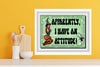 MUG Coffee Full Wrap Sublimation Funny Digital Graphic Design Download APPARENTLY I HAVE AN ATTITUDE SVG-PNG Crafters Delight {{ JAMsCraftCloset }}