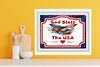 TUMBLER Full Wrap Sublimation Digital Graphic Design PATRIOTIC DESIGNS FROM BUNDLE 2 Download GOD BLESS THE USA SVG-PNG Patio Porch Decor Gift Picnic Crafters Delight {{ JAMsCraftCloset }}