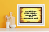TUMBLER Full Wrap Sublimation Digital Graphic Design FROM BUNDLE 2 FUNNY Design Download I AM NOT THE STEPDAD SVG-PNG Patio Porch Home Decor Gift Crafters Delight {{ JAMsCraftCloset }}