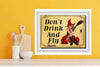 TUMBLER Full Wrap Sublimation Digital Graphic Design Download DON'T DRINK AND FLY SVG-PNG Faith Kitchen Patio Porch Decor Gift HALLOWEEN Crafters Delight {{ JAMsCraftCloset }}
