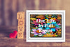 TUMBLER Full Wrap Sublimation Digital Graphic Design Vibrant Floral 2 Faith Design Download LIVE LIFE IN FULL BLOOM SVG-PNG Patio Porch Decor Gift Picnic Crafters Delight {{ JAMsCraftCloset }}
