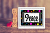 MUG Coffee Full Wrap Sublimation Digital Graphic Design Download PEACE 1 SVG-PNG Kitchen Decor Gift Crafters Delight {{ JAMsCraftCloset }}