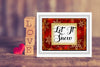 TUMBLER Full Wrap Sublimation Digital Graphic Design Download LET IT SNOW SVG-PNG Kitchen Christmas Design Patio Porch Decor Gift Crafters Delight {{ JAMsCraftCloset }}