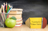 Teacher Pencil Desk or Wall Wooden Name Plate Handmade Hand-Painted Personalized Gift Idea Nameplate Unique {{ JAMsCraftCloset }}