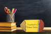 Teacher Pencil Desk or Wall Wooden Name Plate Handmade Hand-Painted Personalized Gift Idea Nameplate Unique {{ JAMsCraftCloset }}