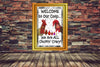 Garden Flag Digital Design Sublimation Chickens Graphic SVG-PNG-JPEG Download WELCOME TO OUR COOP Crafters Delight {{ JAMsCraftCloset }}