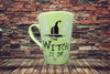 Mugs Cups Halloween Hand Painted Drive a Stick Smell My Feet Sneaking Candy Witch is In {{ JAMsCraftCloset }}