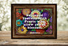 TUMBLER Full Wrap Sublimation Digital Graphic Design Vibrant Floral FROM BUNDLE 3 Faith Design Download SURROUND YOURSELF SVG-PNG Patio Porch Decor Gift Picnic Crafters Delight {{ JAMsCraftCloset }}
