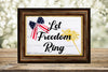 TUMBLER Full Wrap Sublimation Digital Graphic Design PATRIOTIC DESIGNS FROM BUNDLE 1 Download LET FREEDOM RING SVG-PNG Patio Porch Decor Gift Picnic Crafters Delight {{ JAMsCraftCloset }}