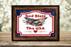 TUMBLER Full Wrap Sublimation Digital Graphic Design PATRIOTIC DESIGNS FROM BUNDLE 2 Download GOD BLESS THE USA SVG-PNG Patio Porch Decor Gift Picnic Crafters Delight {{ JAMsCraftCloset }}