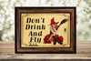 TUMBLER Full Wrap Sublimation Digital Graphic Design Download DON'T DRINK AND FLY SVG-PNG Faith Kitchen Patio Porch Decor Gift HALLOWEEN Crafters Delight {{ JAMsCraftCloset }}