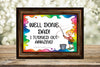 TUMBLER Full Wrap Sublimation Digital Graphic Design DAD and GRANDPA DESIGNS FROM BUNDLE 1 Download WELL DONE DAD...I TURNED OUT AMAZING - GIRL SVG-PNG Home Decor Gift Fathers Day Crafters Delight {{ JAMsCraftCloset }}