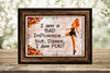 TUMBLER Full Wrap Sublimation Digital Graphic Design Download I AM A BAD INFLUENCE SVG-PNG Faith Kitchen Patio Porch Decor Gift Picnic Crafters Delight {{ JAMsCraftCloset }}