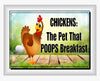 MUG Coffee Full Wrap Sublimation Digital Graphic Design Download CHICKENS THE PET THAT POOPS BREAKFAST SVG-PNG Crafters Delight {{ JAMsCraftCloset }}