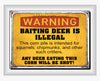 BAITING DEER IS ILLEGAL Hunting Hunters Digital Graphic SVG-PNG-JPEG Download Crafters Delight {{ JAMsCraftCloset }}